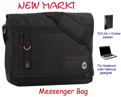 Daniel Ray Notebooktasche New Marki schwarz