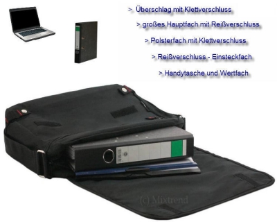 Daniel Ray Notebooktasche New Marki schwarz