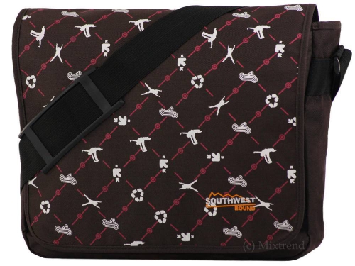 fabrizio Southwest Bound Messenger Tasche braun