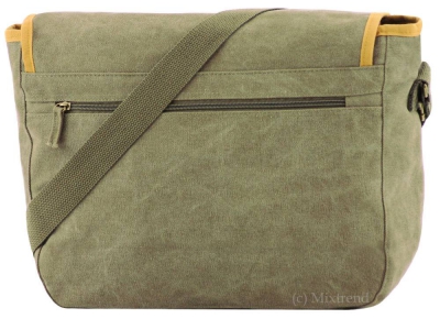 es-Cart� Canvas Messenger Bag oliv