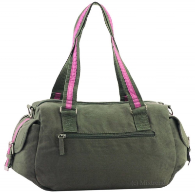 Canvas Damen Handtasche Brava oliv