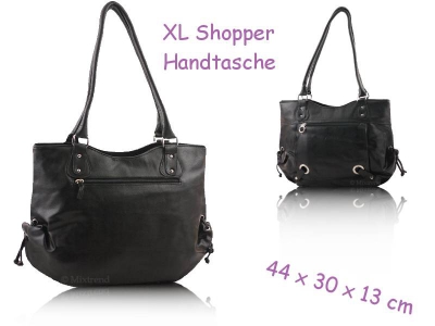 Alessandro XL Shopper Tasche schwarz