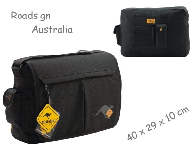 Roadsign Australia Messenger Kuriertasche schwarz