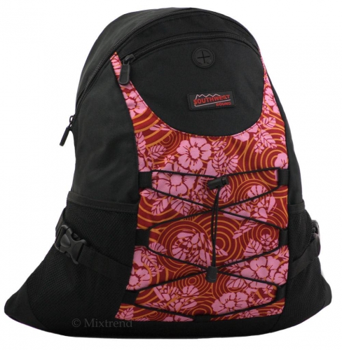 fabrizio Sport Freizeit Rucksack schwarz - rot