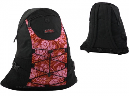 fabrizio Sport Freizeit Rucksack schwarz - rot
