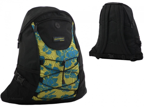 fabrizio Sport Freizeit Rucksack schwarz - gr�n