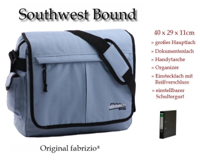 Southwest Bound Messenger Bag hellblau