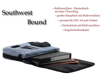 Southwest Bound Messenger Bag hellblau