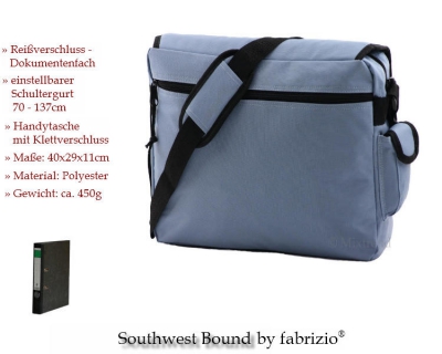 Southwest Bound Messenger Bag hellblau