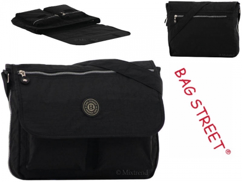 Bag Street Umh�ngetasche Messenger Tasche schwarz
