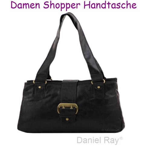 Daniel Ray Kunstleder Handtasche Minneapolis schwarz