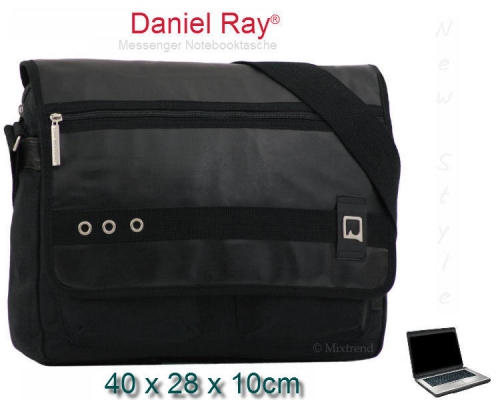 Daniel Ray Notebooktasche Mordy schwarz