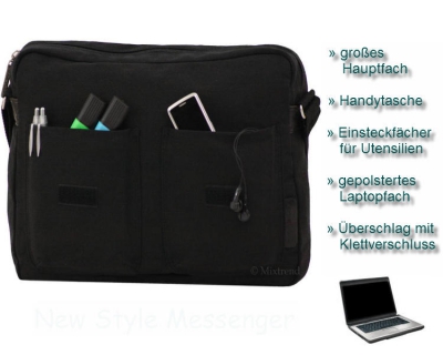 Daniel Ray Notebooktasche Mordy schwarz