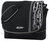 Bestway Messenger Bag mit Polsterfach schwarz